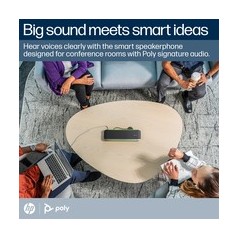 Poly Sync 60-M Smart Speakerphone - Wireless Connectivity, Superior Sound Quality & Effortless Collaboration